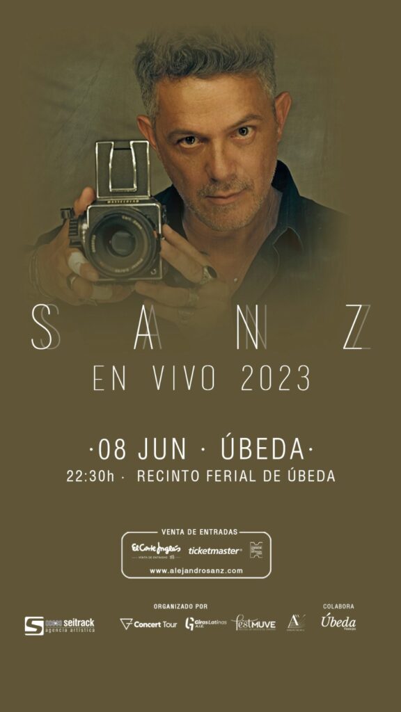 SANZ EN VIVO 2023 Consigue tu entrada